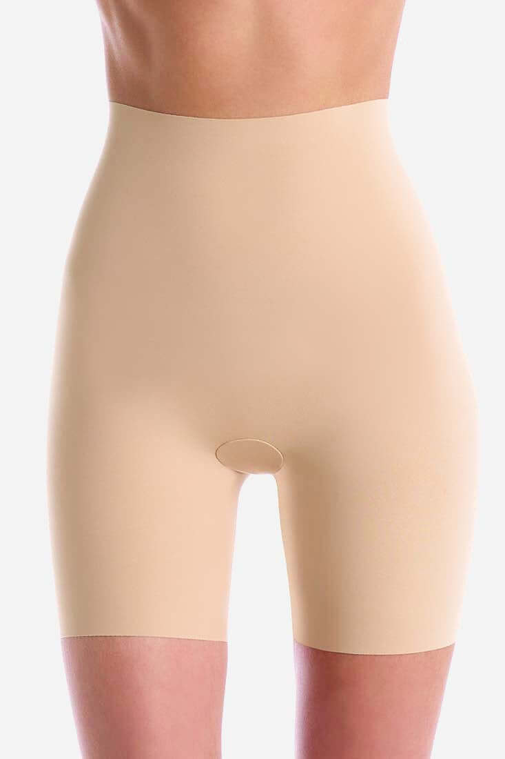 Commando Classic Control Short Color: True Nude, Black Size: XS, S, M, L, XL at Petticoat Lane  Greenwich, CT