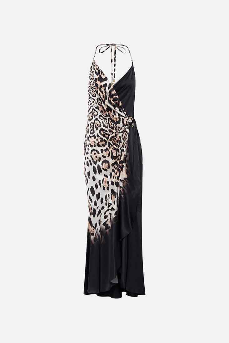 Cool For Cats Wrap Front Dress