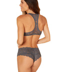 Cosabella Never Say Never Hottie Low Rise Boyshort in Anthracite