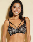 Cosabella Paradiso Underwire Demi Cup Bra in Shades of Grey