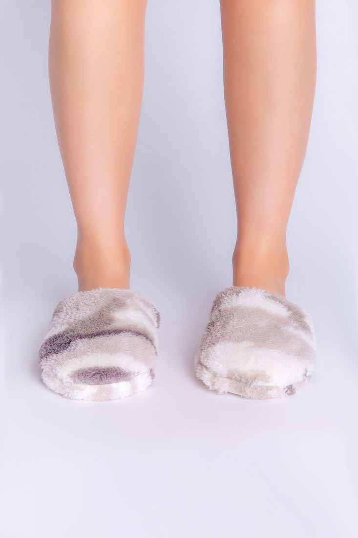 PJ Salvage Cozy Items Slippers Color: Camo, Ivory, Dusty Rose Size: S, M, L, XL at Petticoat Lane  Greenwich, CT