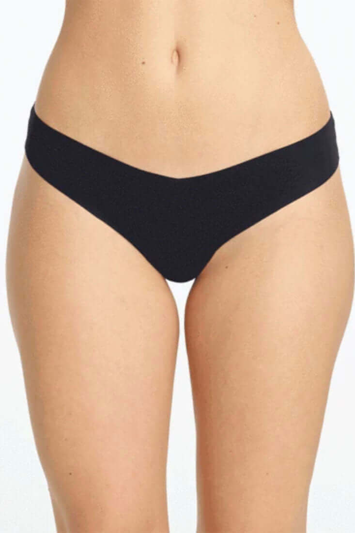 Commando Low Rise Thong Color: Black Size: S/M at Petticoat Lane  Greenwich, CT