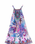 Camilla South Beach Sunrise Kids Frill Hem Tiered Dress Size: 4T Color: South Beach at Petticoat Lane  Greenwich, CT