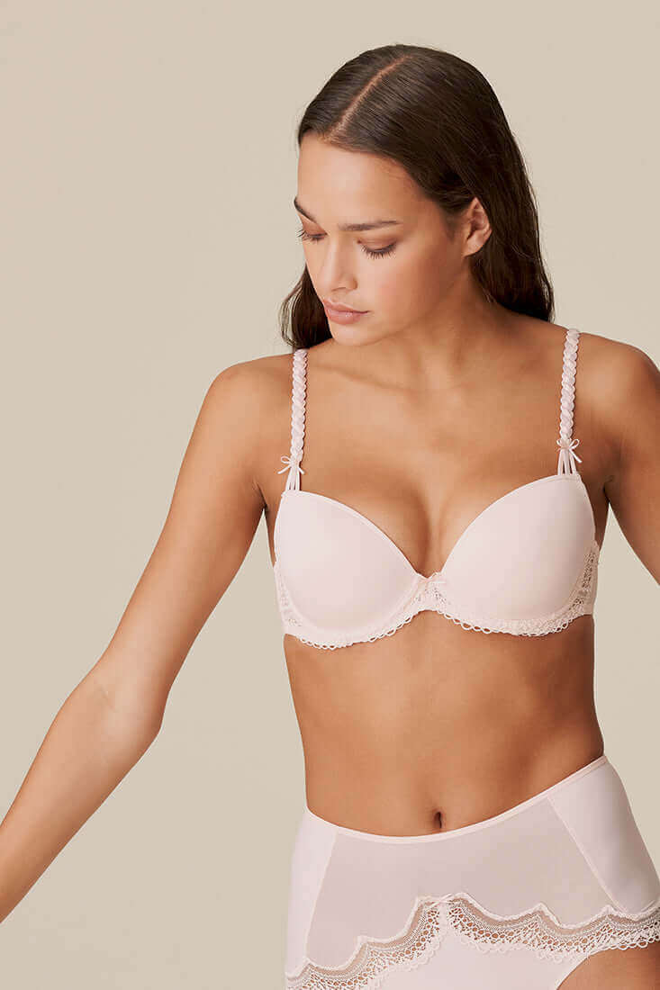 Marie Jo Dolores Padded Bra Color: Pink Size: 32C at Petticoat Lane  Greenwich, CT