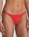 Marie Jo Avero Low Waist String Bikini Color: Scarlet Size: S at Petticoat Lane  Greenwich, CT