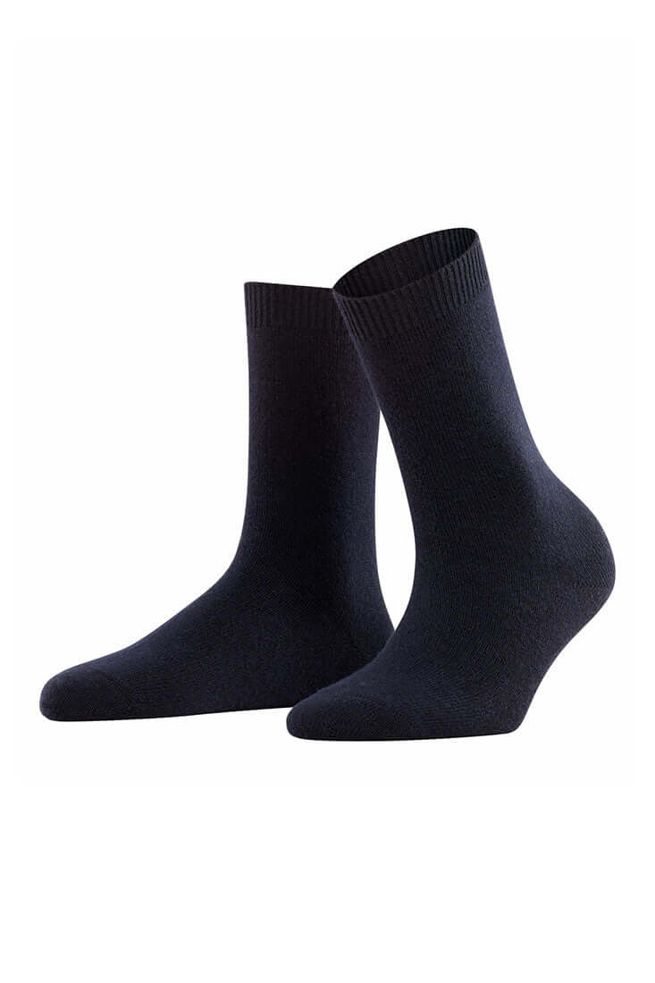 Falke Cosy Wool Women's Socks Color: Dark Navy Size: 35-38 at Petticoat Lane  Greenwich, CT
