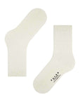 Falke Cosy Wool Women's Socks Color: Off-White, Black, Grey Mix, Dark Navy Size: 35-38, 39-42 at Petticoat Lane  Greenwich, CT
