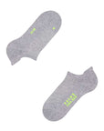 Falke Cool Kick Sneaker Socks Color: Light Gray, Black, White Size: 37-38, 39-41, 42-43 at Petticoat Lane  Greenwich, CT