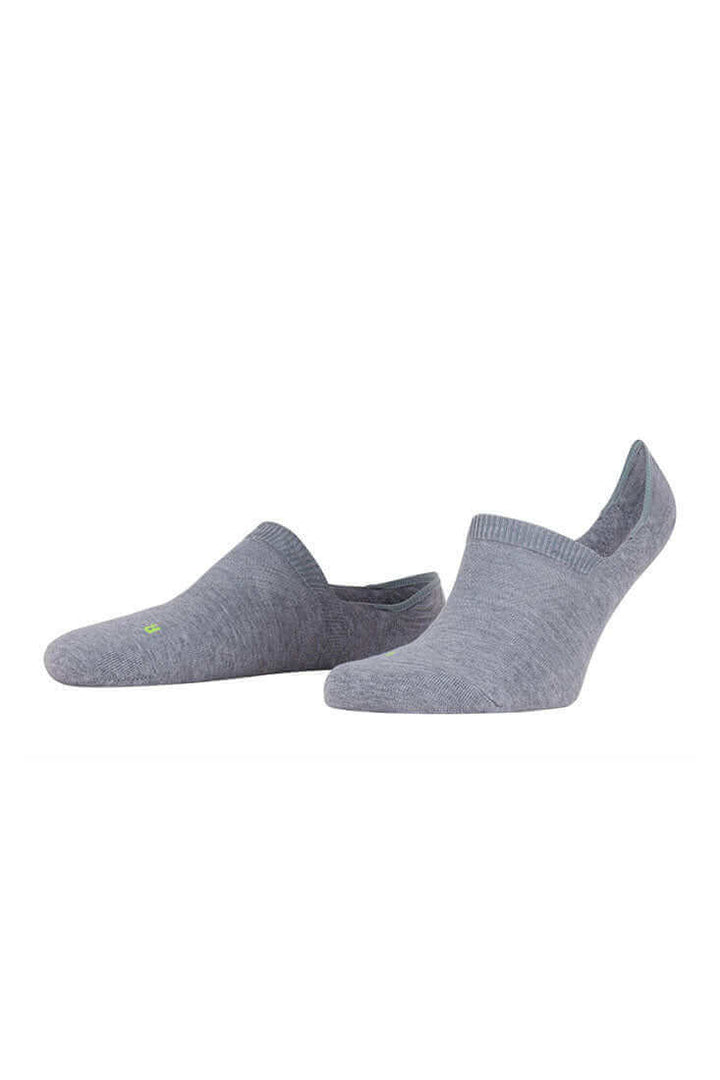 Falke Cool Kick No Show Socks Color: Light Gray Size: 37-38 at Petticoat Lane  Greenwich, CT