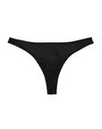 Fleur du Mal Luxe Thong in Black