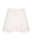 Gabrielle Shorts in White Fruition