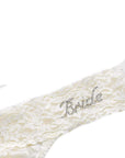 Hanky Panky "Bride" Low Rise Thong Color: Celeste with Clear Crystals, White, Ivory, Black  at Petticoat Lane  Greenwich, CT
