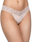 Hanky Panky Organic Cotton Low Rise Thong Color: Chai  at Petticoat Lane  Greenwich, CT