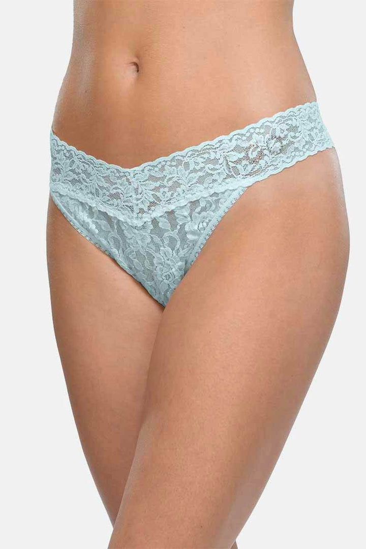 Hanky Panky "I Do" Original Rise Thong Color: White  at Petticoat Lane  Greenwich, CT
