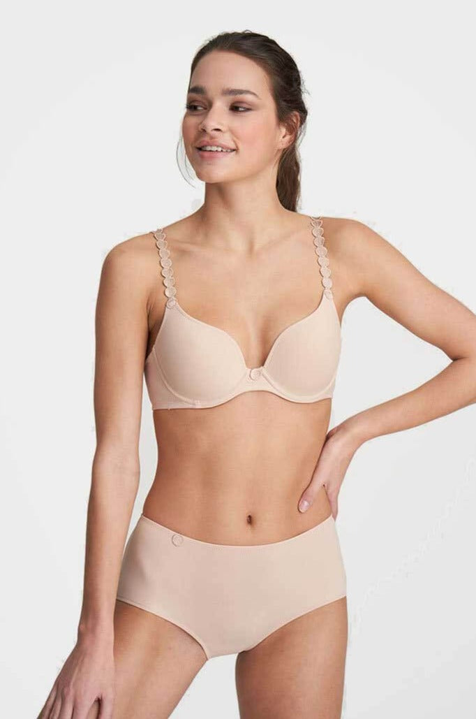 Marie Jo Tom Heart Shaped Bra in Caffe Latte
