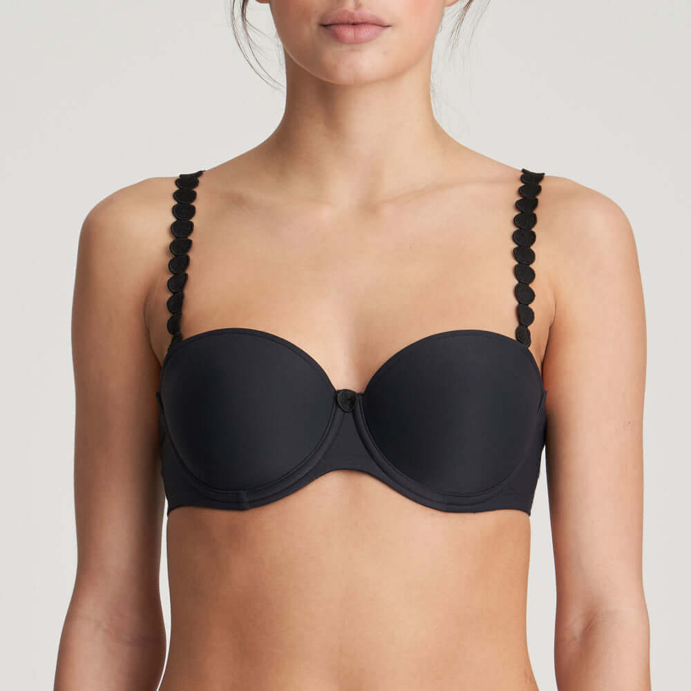Marie Jo Tom Strapless Color: Charcoal Size: 32A at Petticoat Lane  Greenwich, CT