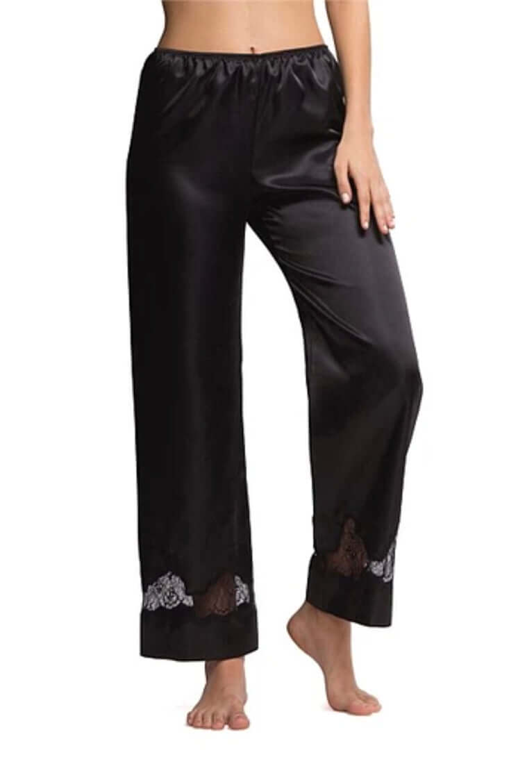 Simone Perele Nocturne Silk Pants Color: Black Size: XS at Petticoat Lane  Greenwich, CT