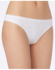 On Gossamer Cabana Cotton Hip-G Thong Color: White Size: S/M at Petticoat Lane  Greenwich, CT