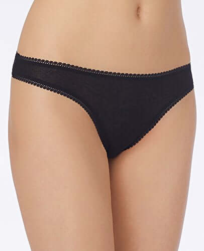 On Gossamer Mesh Hip-G Thong in Black