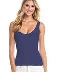 Only Hearts Low Back Tank Color: Denim Size: M at Petticoat Lane  Greenwich, CT