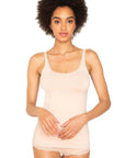 Only Hearts Skinny Neck Tank in Creme