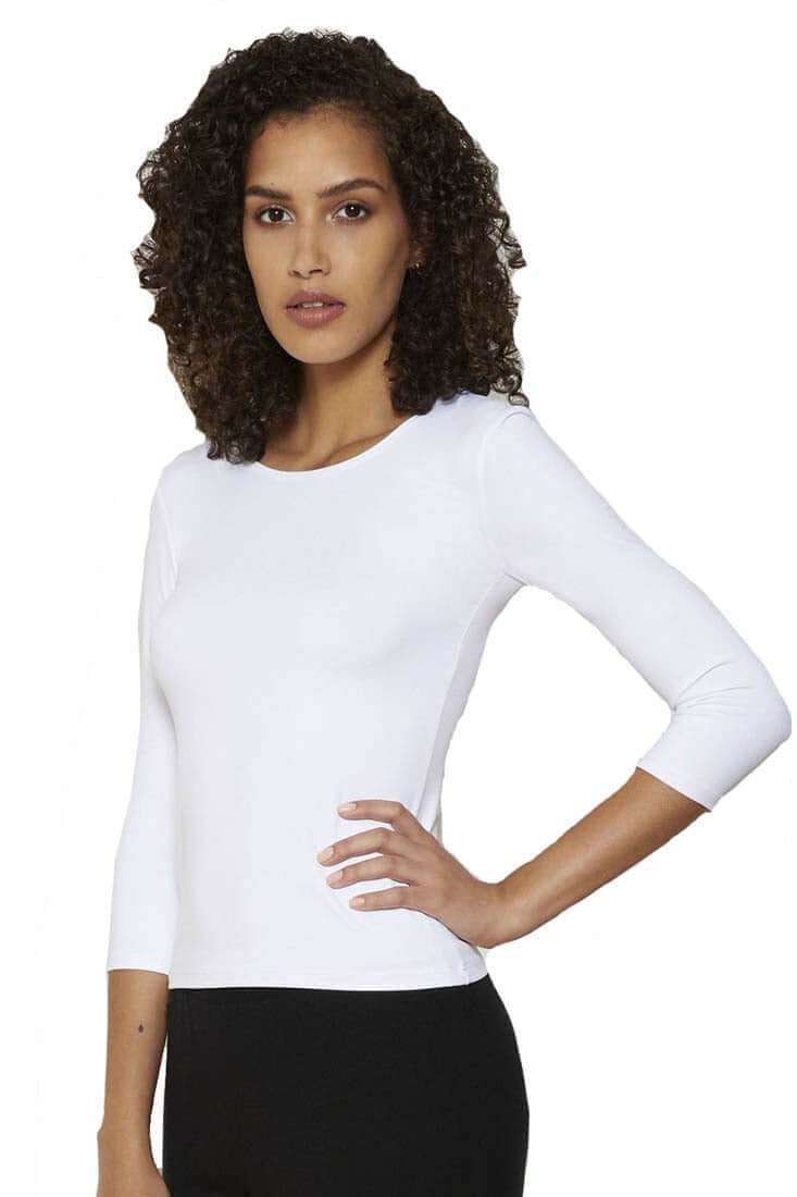 Only Hearts 3/4 Sleeve Crewneck Color: White Size: S at Petticoat Lane  Greenwich, CT