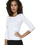 Only Hearts 3/4 Sleeve Crewneck Color: White Size: S at Petticoat Lane  Greenwich, CT
