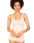 Only Hearts Skinny Neck Tank Color: Creme Size: S at Petticoat Lane  Greenwich, CT