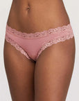 Fleur't Iconic Thong Color: Rosette Size: S at Petticoat Lane  Greenwich, CT
