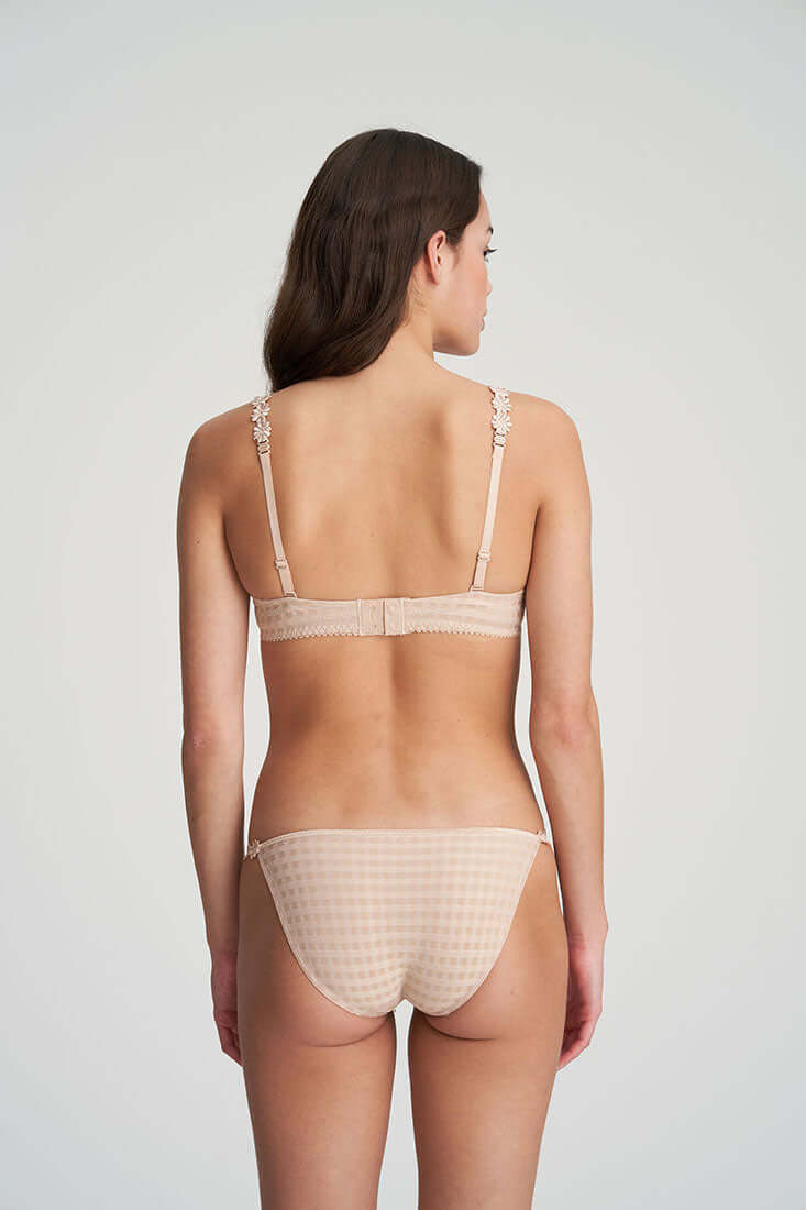 Marie Jo Avero Low Waist String Bikini Color: Caffe Latte, Pearly Pink, Scarlet, Black Size: S, M, L, XS at Petticoat Lane  Greenwich, CT