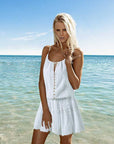 Melissa Odabash Chelsea Cover Up in White Color: White Size: XS at Petticoat Lane  Greenwich, CT