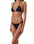 Melissa Odabash St Barts Bikini in Black Size: S Color: Black at Petticoat Lane  Greenwich, CT