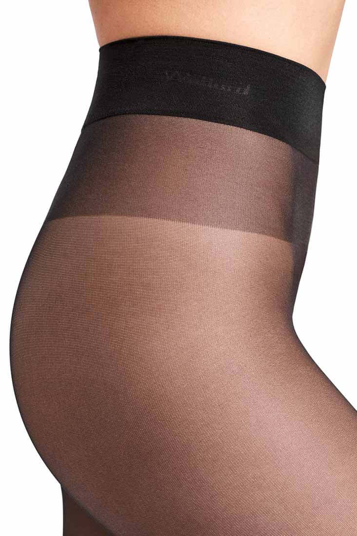 Wolford Satin Touch 20 in Black detail view