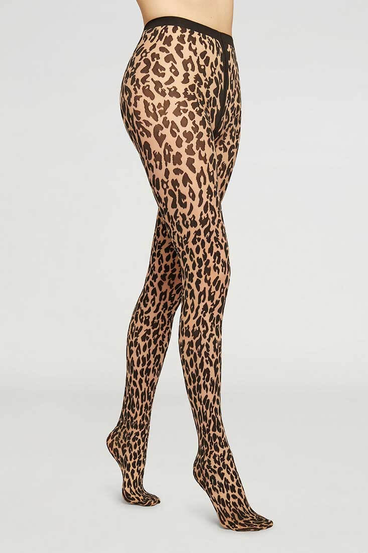 Wolford Josey Tights Color: Fairly Light/Black Size: XS at Petticoat Lane  Greenwich, CT