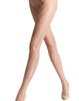 Wolford Wolford Kaylee Net Tights Color: T Almond Size: L at Petticoat Lane  Greenwich, CT