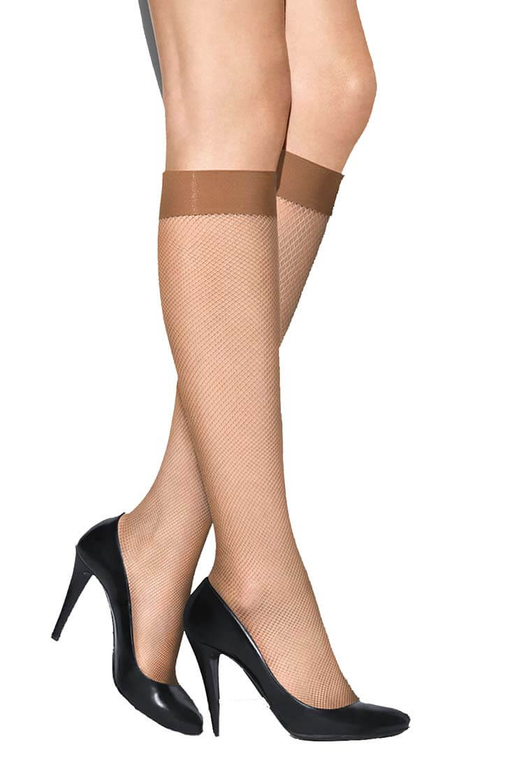 Wolford Twenties Knee Highs Color: Honey Size: S at Petticoat Lane  Greenwich, CT